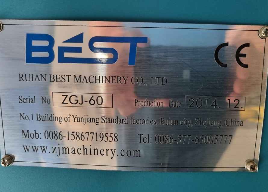 BEST Paper Lid Machine  ZGJ-60